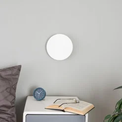 Lunia New væglampe, hvid, Ø 20 cm