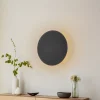 Lunia New væglampe, sort, Ø 30 cm