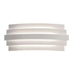 Luxur LED-væglampe, hvid
