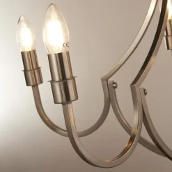 Lysekrone Lodge, 5-lys, sølv