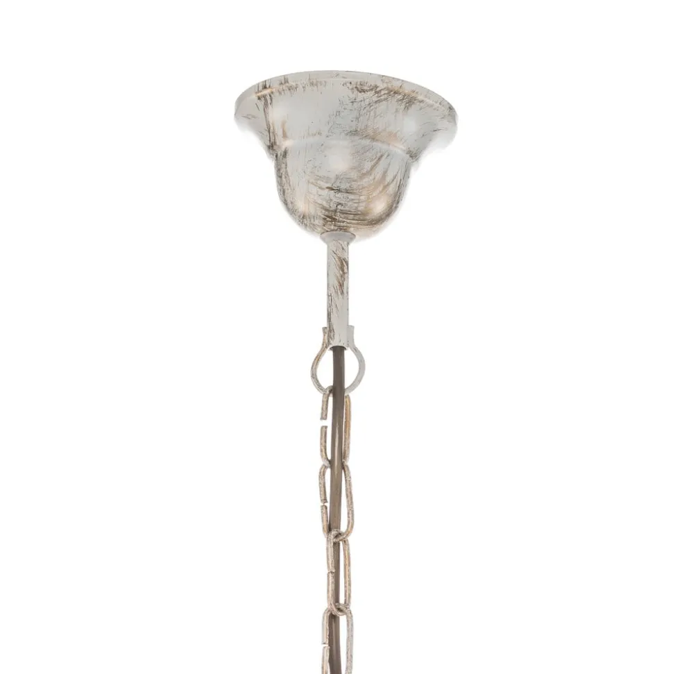 Lysekrone Malbo med 5 lyskilder i hvid