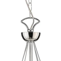 Lysekrone Retro, 16-flammet, krom