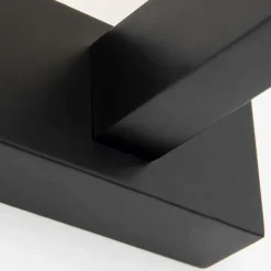 Mara væglampe, sort, glas, 17,5 cm høj, G9, IP44