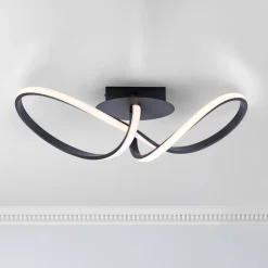 Maria LED-loftlampe, kan dæmpes, sort