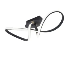 Maria LED-loftlampe, kan dæmpes, sort