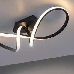 Maria LED-loftlampe, kan dæmpes, sort