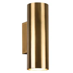 Marley væglampe, antik messing, Up & Down