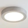 Marlo LED-loftlampe sølv 3000K rund 25,2cm