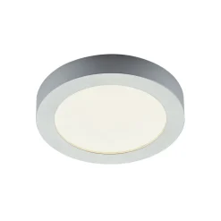 Marlo LED-loftlampe sølv 3000K rund 25,2cm