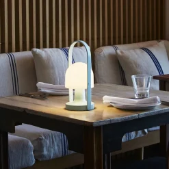 MARSET FollowMe LED-bordlampe, batteri, blå