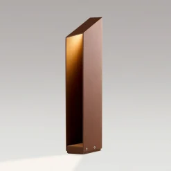 MARSET LED-sokkellampe Domus højde 55 cm rustfarvet aluminium