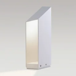 MARSET LED-sokkellampe Domus, højde 37 cm, hvid, aluminium