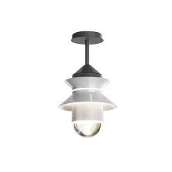 MARSET Santorini udendørs loftslampe, IP65, hvid