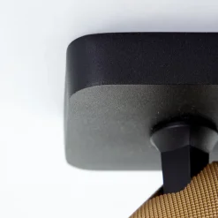 Marty vægspot, sand/guld/sort, 3 lyskilde