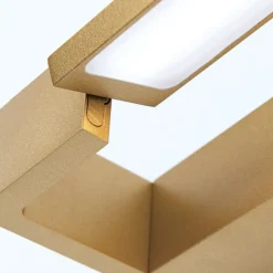 Marylin væglampe til badeværelset, længde 60 cm, guld, aluminium