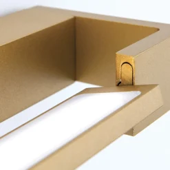 Marylin væglampe til badeværelset, længde 90 cm, guld, aluminium