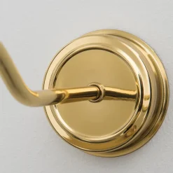 Mat messingfarvet gallerilampe Lariga, 35 cm