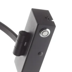 Matisse LED-væglampe, bredde 34 cm, sort