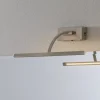 Matisse LED-væglampe, bredde 34 cm, sølv
