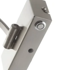 Matisse LED-væglampe, bredde 34 cm, sølv