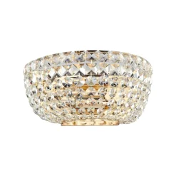 Maytoni Basfor væglampe med flot krystalvedhæng