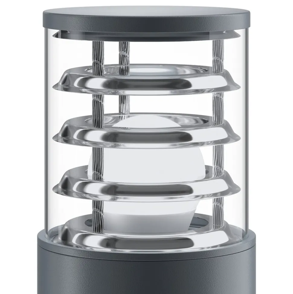 Maytoni Bronx sokkellampe, grå