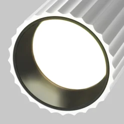 Maytoni Calipso indbygningslampe, hvid, drejelig, GU10