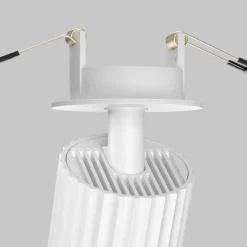 Maytoni Calipso indbygningslampe, hvid, drejelig, GU10