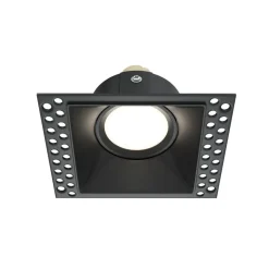 Maytoni Dot indbygningslampe, kantet, sort