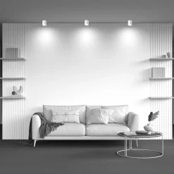 Maytoni downlight Hoop, hvid, højde 10 cm, Ø 8,5 cm, aluminium GX53