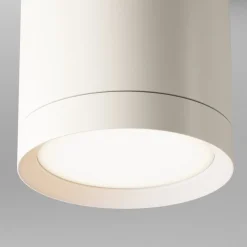 Maytoni downlight Hoop, hvid, højde 10 cm, Ø 8,5 cm, aluminium GX53
