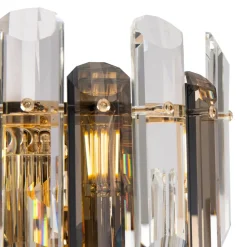 Maytoni Flare væglampe med krystaldekoration