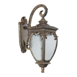 Maytoni Fleur udendørs væglampe, guld