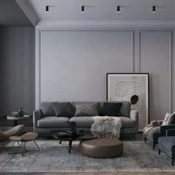 Maytoni Focus downlight, sort, Ø 5,2 cm, aluminium, GU10