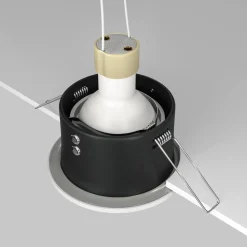 Maytoni forsænket loftlampe Zoom hvid Ø 8,5 cm aluminium IP65 GU10