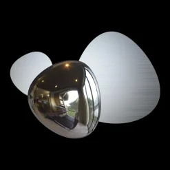 Maytoni Jack-stone LED-væglampe, 36,6 cm, nikkel