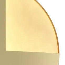 Maytoni Jupiter LED-væglampe, guld, Ø 25cm