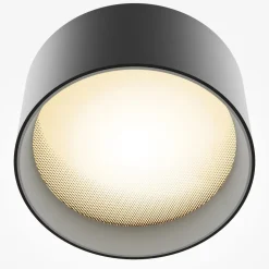 Maytoni LED-downlight Vega, sort, Ø 14 cm, 15W, aluminium