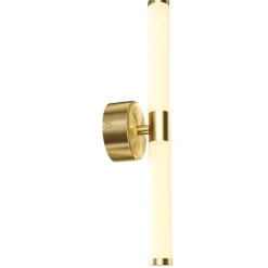 Maytoni LED-væglampe Axis, guldfarvet, højde 35,6 cm