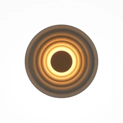 Maytoni LED-væglampe Nami, grøn-beige, Ø 40 cm, aluminium