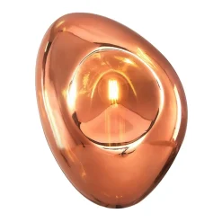 Maytoni Mabell væglampe af glas, kobber