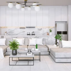 Maytoni Nostalgia loftlampe, 6 lyskilder, glas