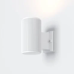 Maytoni Rando udendørs væglampe, 1 lyskilde, hvid