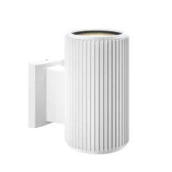 Maytoni Rando udendørs væglampe, 1 lyskilde, hvid