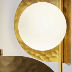 Maytoni Tropic væglampe, højre, messing, 2 lyskilder, metal