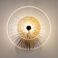 Maytoni væglampe Aster, glas, Ø 28 cm, 1 x E14