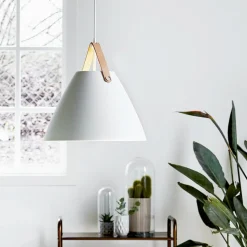 Med læderophæng - LED-pendellampe Strap 36