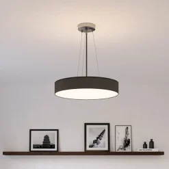 Mia loftslampe, sort, Ø 60 cm