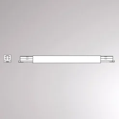 Midtertilkobling til Volare 2-fase skinne, hvid