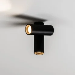 Milan Haul LED-loftlampe, 2 lyskilder, sort